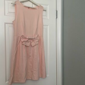 EUC Maison Jules pink size medium sleeveless dress with bow